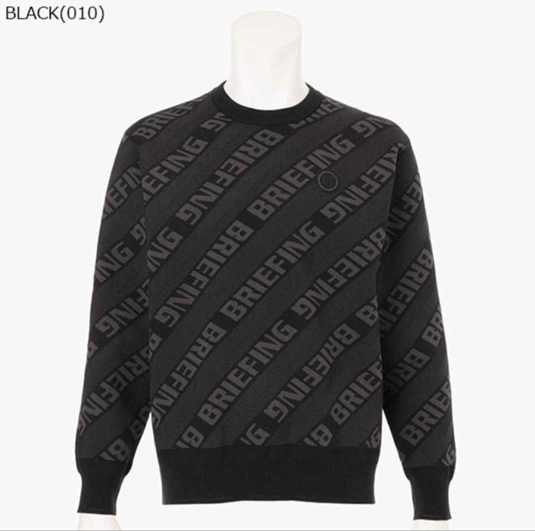BRIEFING ブリーフィング　Mサイズ ブラック　ニット長袖　新品未使用