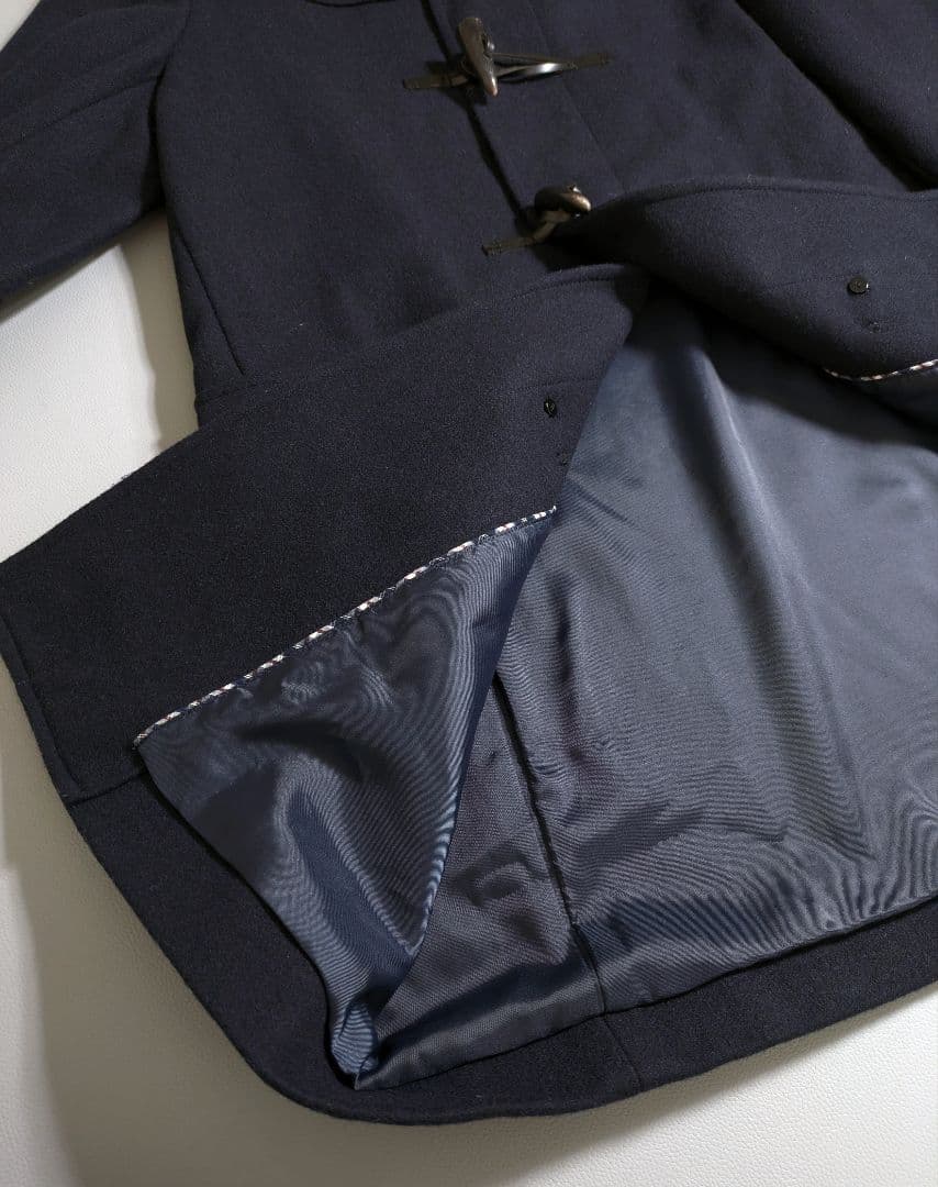 ニューヨーカー／近年もの メンズ 上質ウールダッフルコート ネイビー トグル