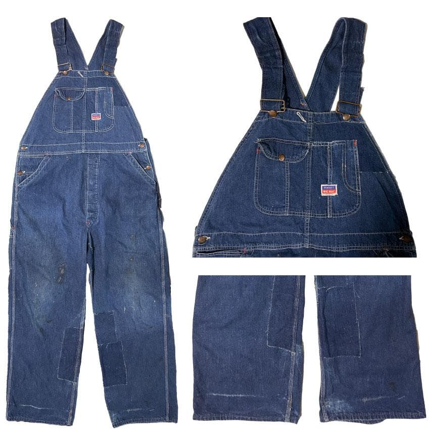 1950年代 PENNEY'S BIG MAC デニムオーバーオール 縦落ち
