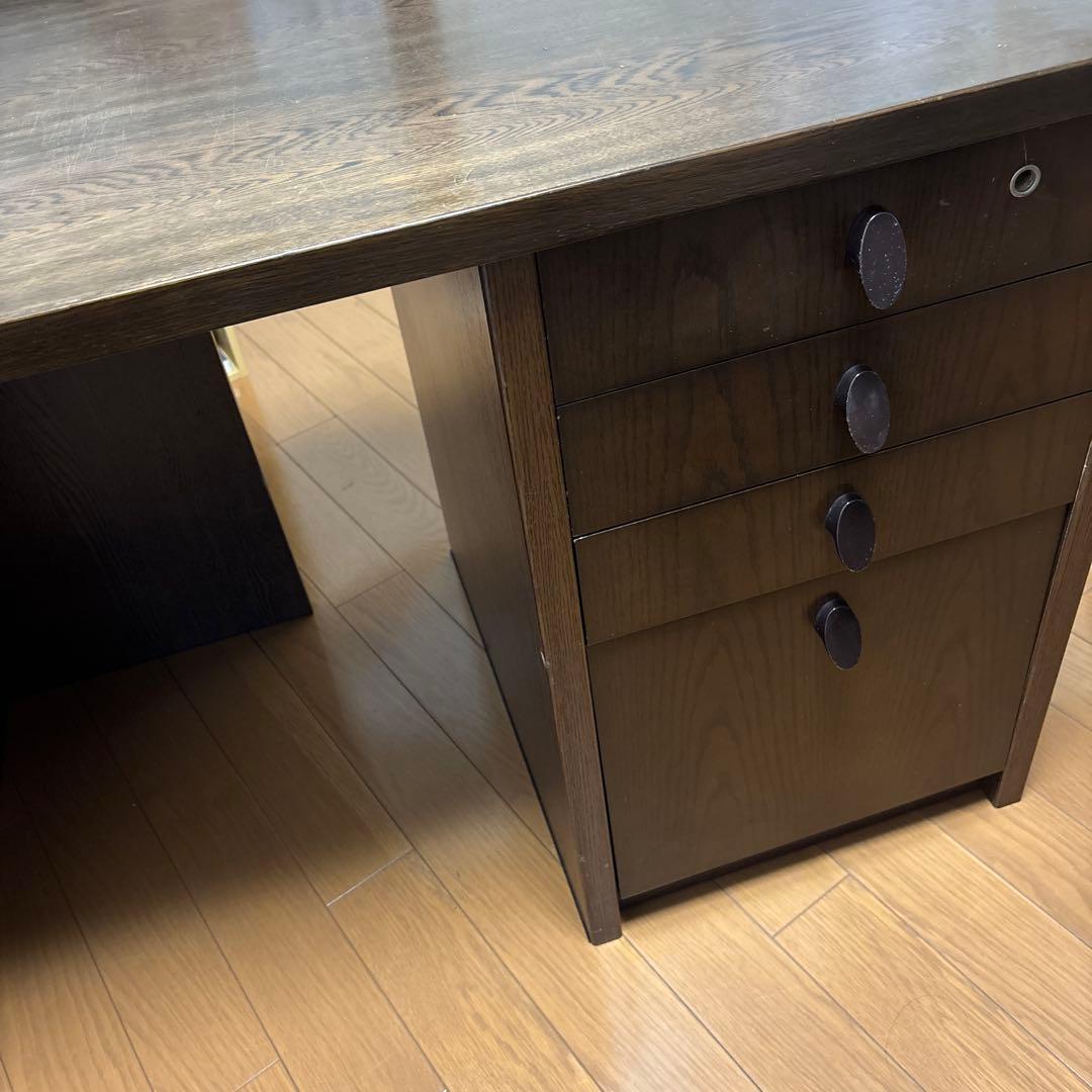 木製机　デスクワーク