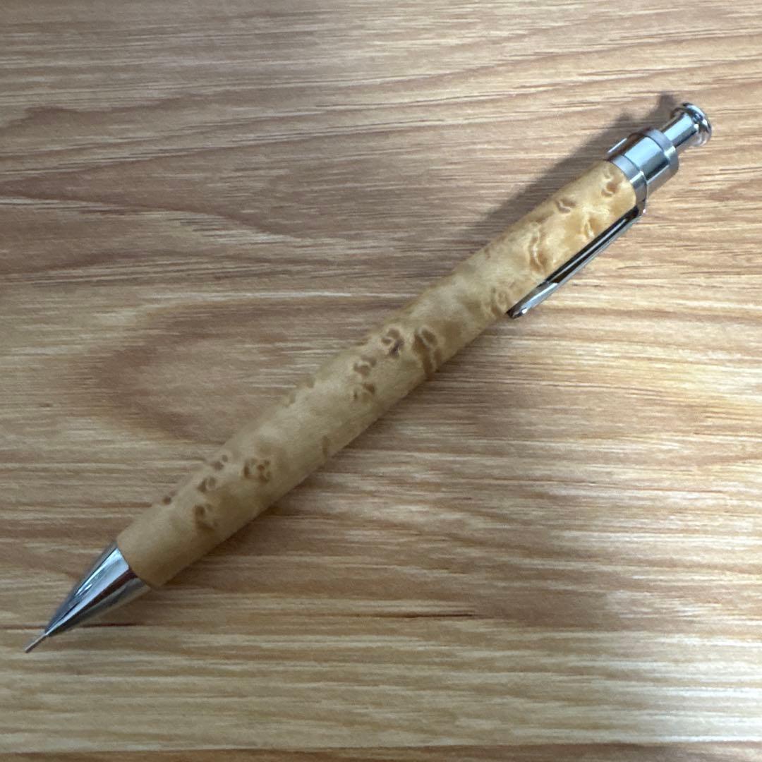 工房楔 ペンシル楔 バーズアイメープル 0.5mm 固定式口金付き