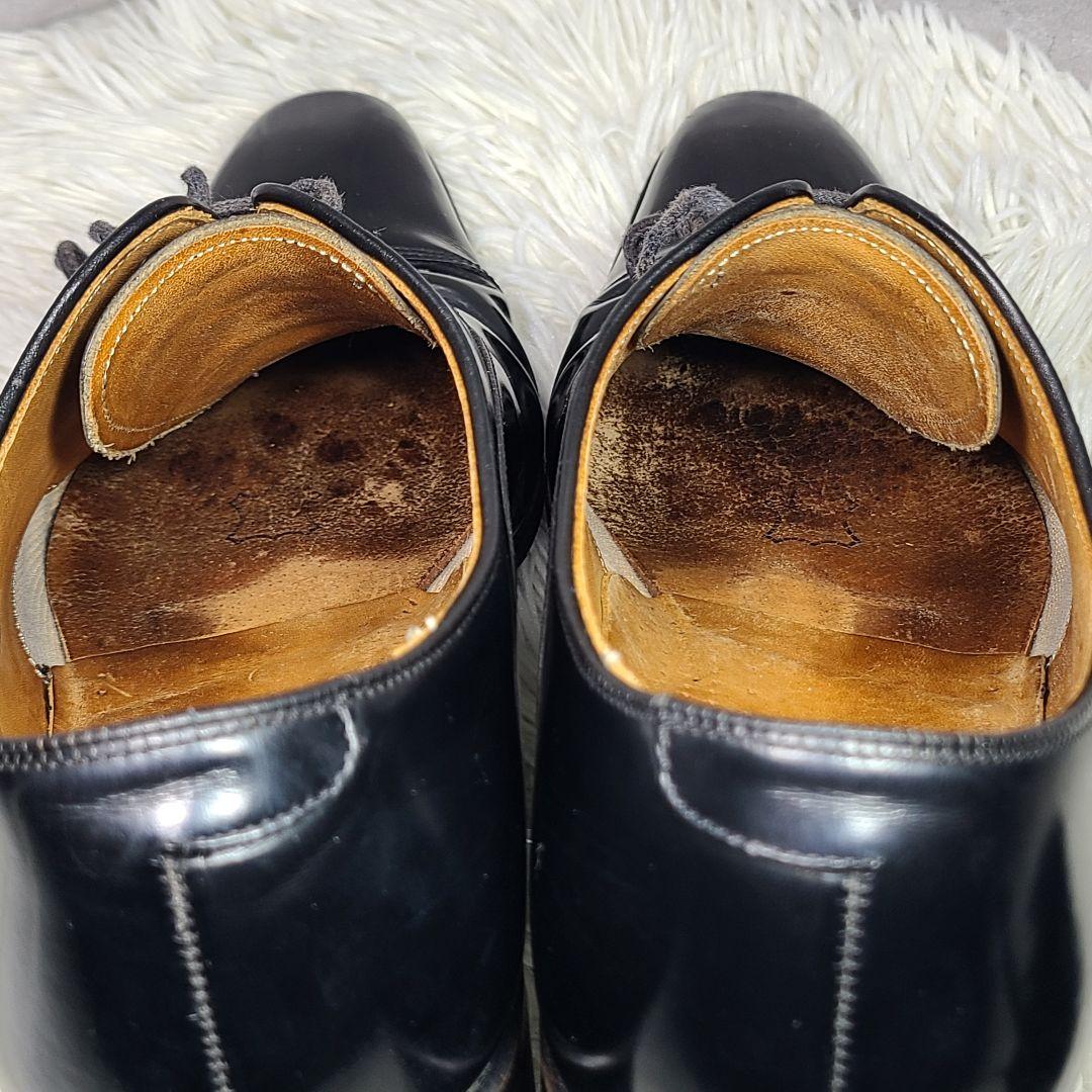 【REGAL】315R　ストレートチップ　ビジネスシューズ　ガラスレザーブラック