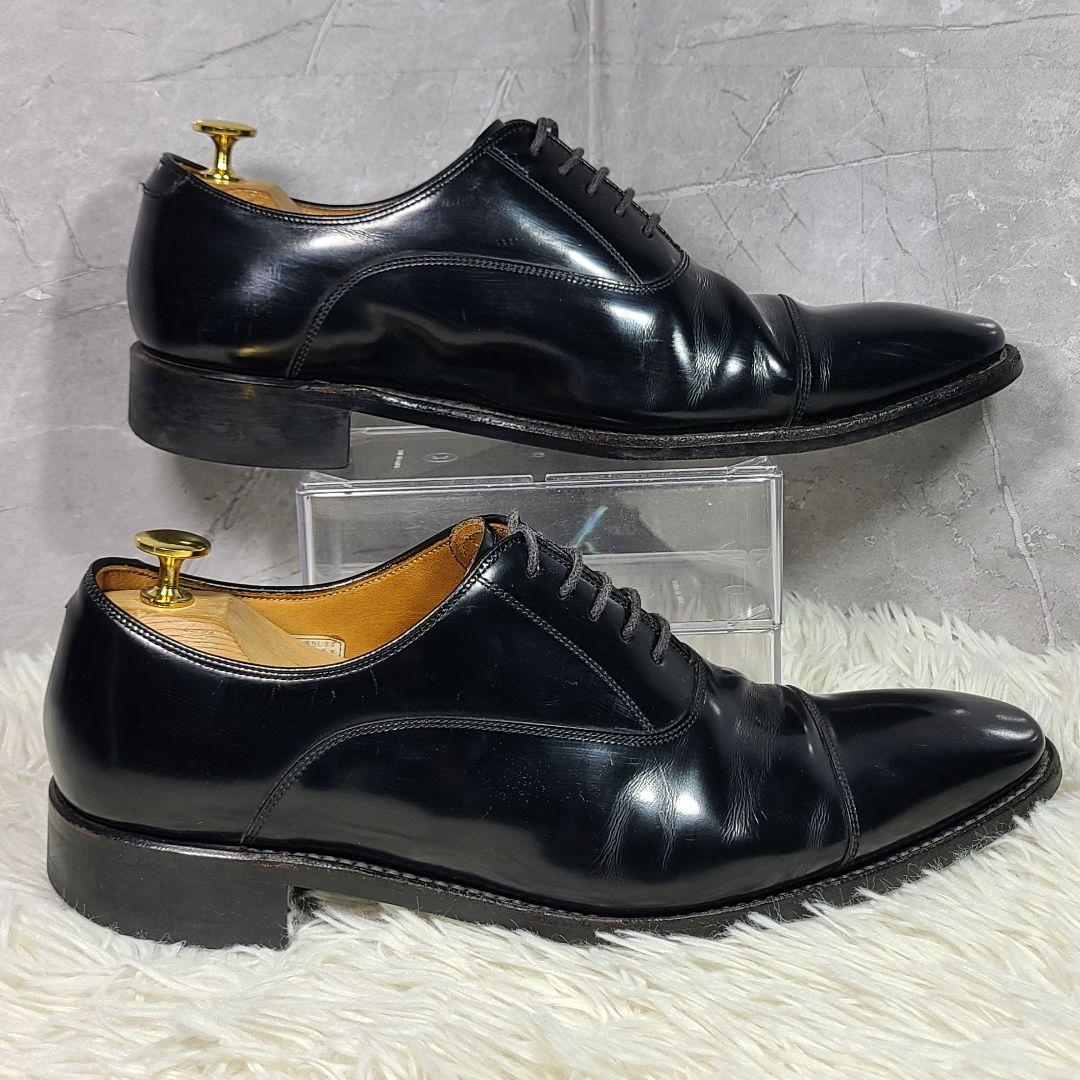 【REGAL】315R　ストレートチップ　ビジネスシューズ　ガラスレザーブラック