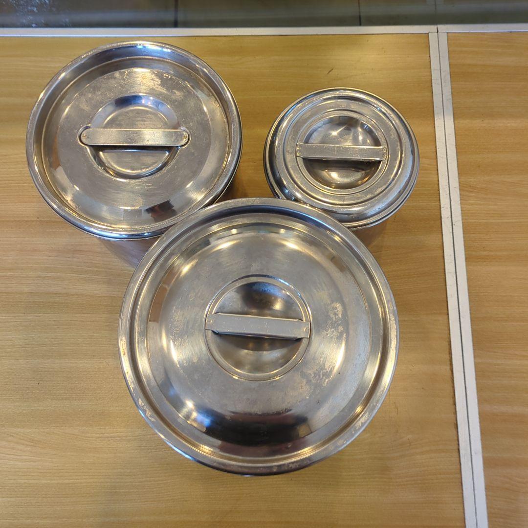 モ*ル様 業務用ステンレス キッチンポット　12〜22cm　6個セット