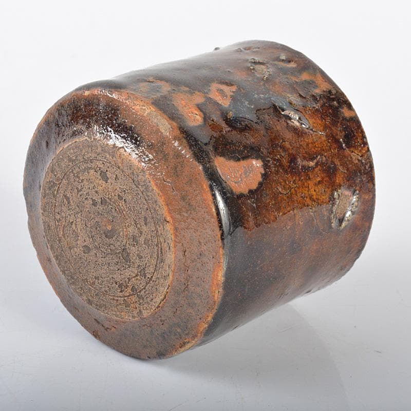 teru 茶道具　瀬戸焼　古瀬戸　香炉　銀火屋　時代箱　M　R4280