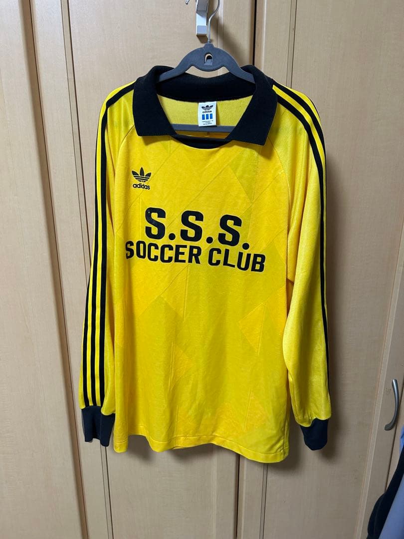 adidas デサント製　希少　ゲームシャツ ロンT