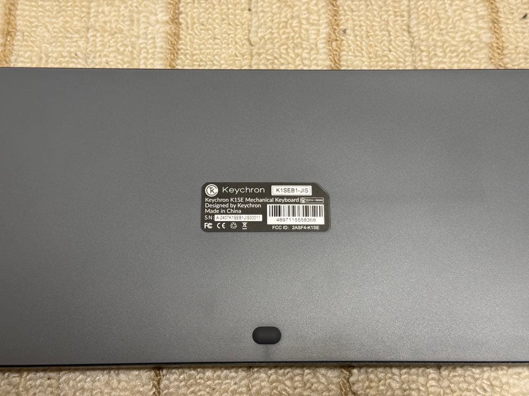 新品同様です Keychron K1 SE 赤軸 RGBライト JIS配列