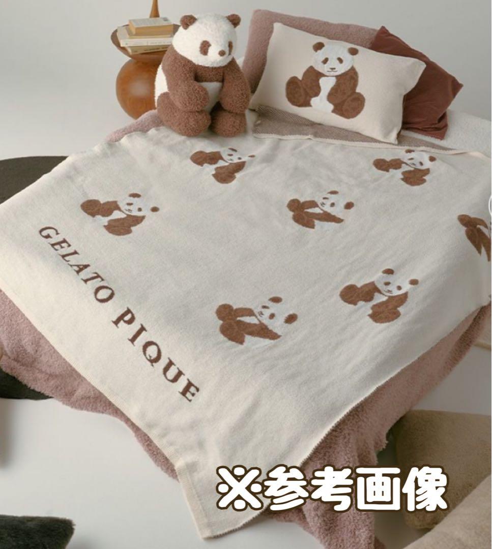 新品♡⃛未開封♡⃛ジェラートピケ【Sleep】パンダ ジャガード マルチカバー 毛布