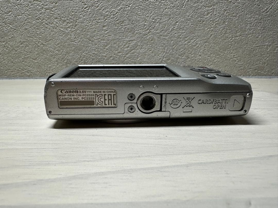 【完動品】Canon IXY 200 シルバー コンパクトデジタルカメラ 本体