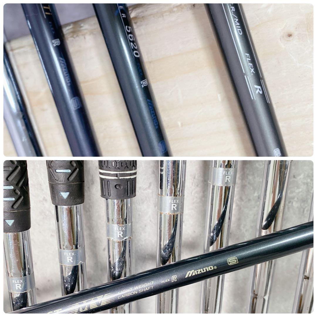 T109 ミズノ ゴルフクラブ メンズ フルセット 14点 フレックスR 初心者