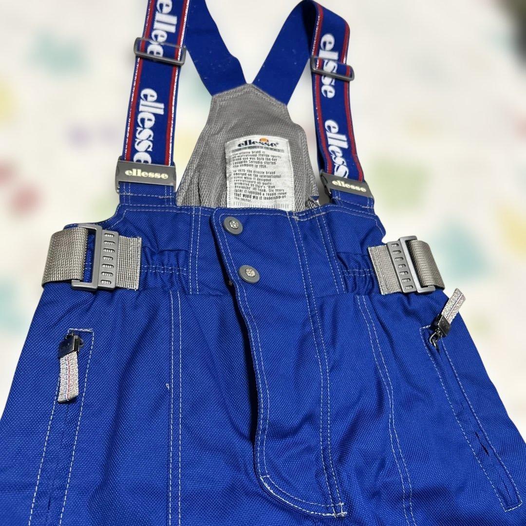 ellesseエレッセ　フランス代表ココリコ　スキーウェア 上下セットM白ブルー