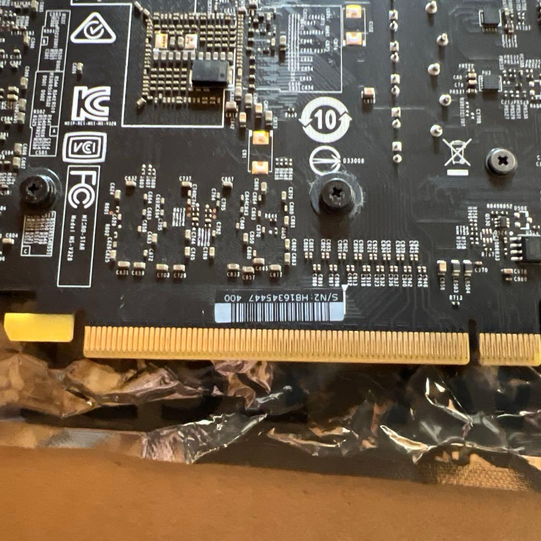 MSI GeForce GTX 1060 6GB おまけWi-Fi 6E付き