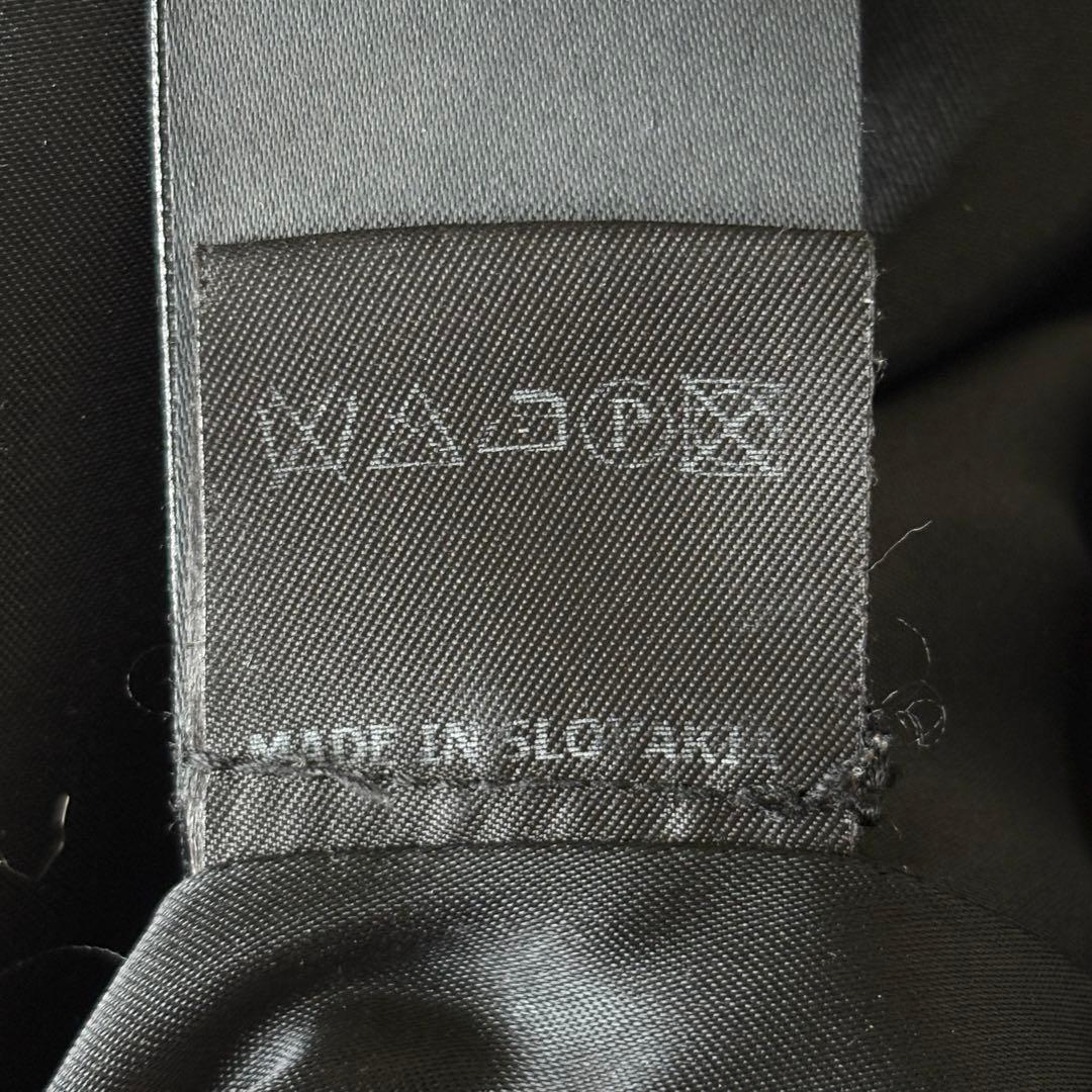 2953y美品　イザベルマラン　ノーカラーボアロングコート　黒