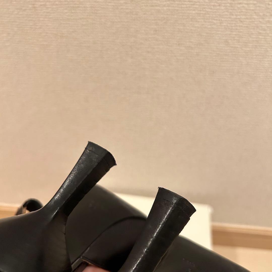 【値下げ中】OUR LEGACY ヒール ミュール　ブラック　靴