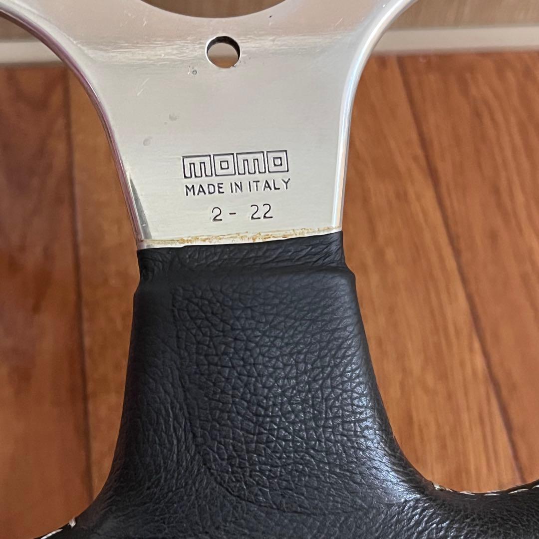 MOMO ステアリング 3スポーク 本体 モモステ ブラック 黒