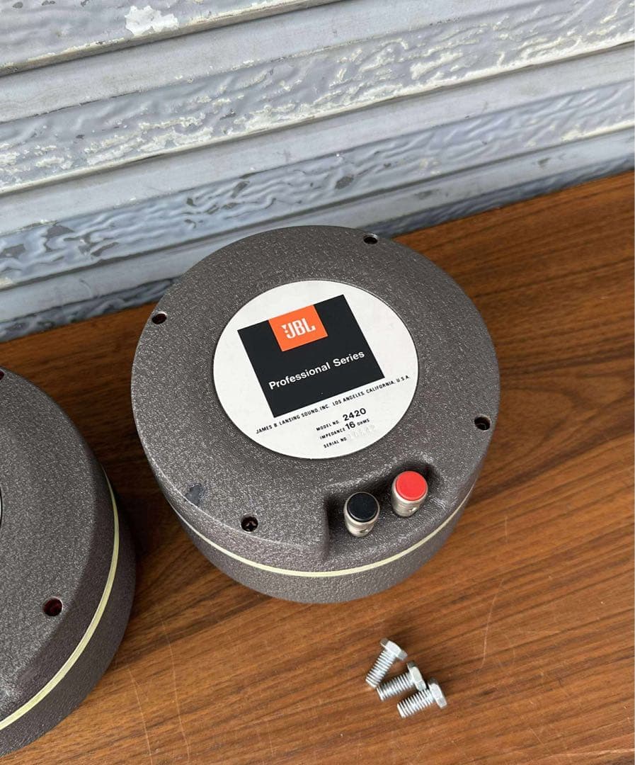 JBL 2420 ドライバーペア。動作品