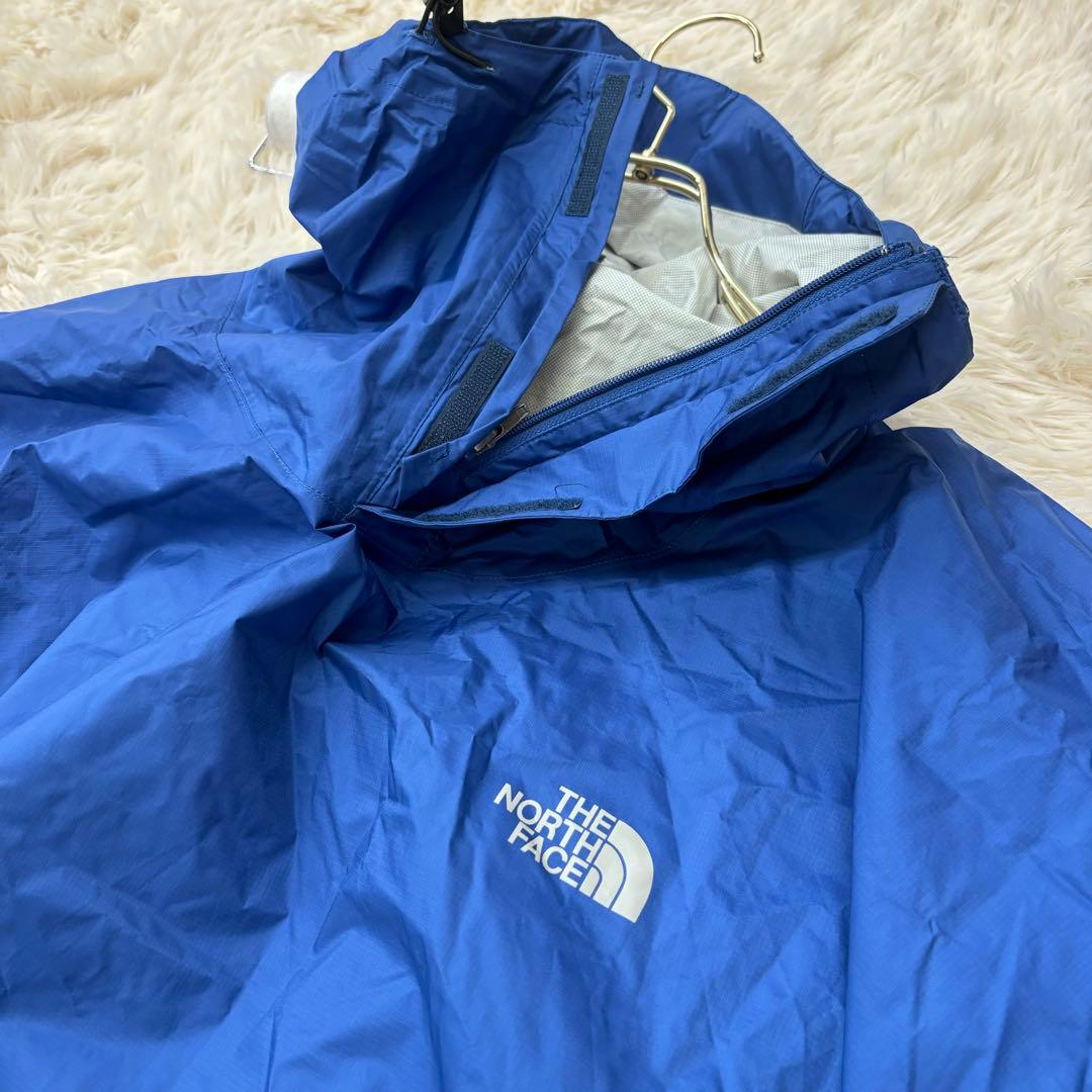 極美品✨ 希少 ノースフェイス ポンチョ レインコート 大きめ Lサイズ ブルー
