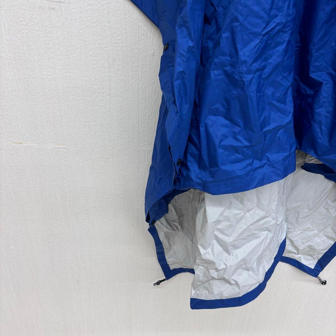 極美品✨ 希少 ノースフェイス ポンチョ レインコート 大きめ Lサイズ ブルー