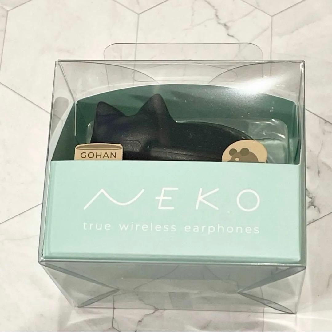 ワイヤレスイヤホン NEKO 黒 クロ Bluetooth