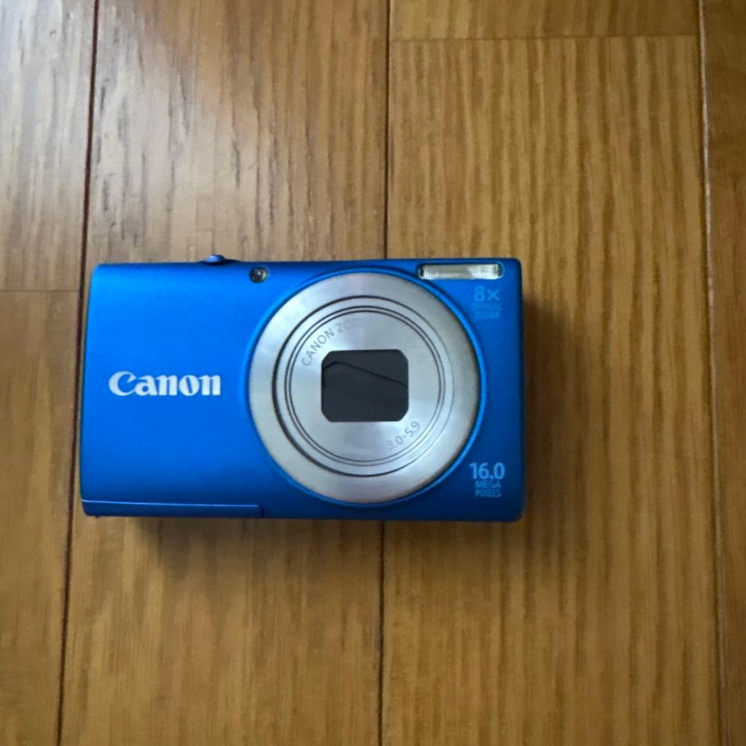 【初期化済み】Canon PowerShot A1400 青 16.0 MP