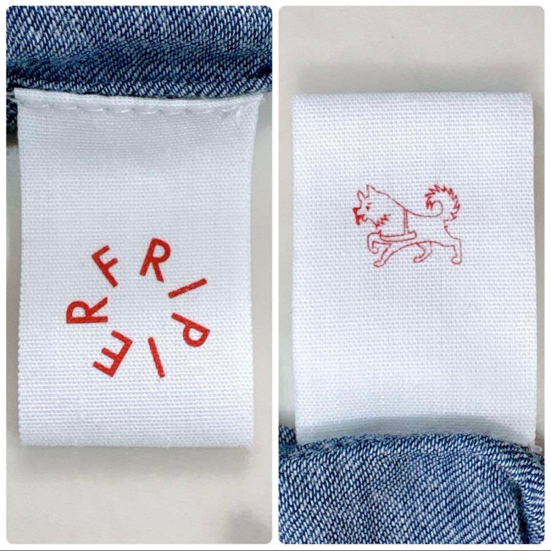 極美品✨ビアズリー　シフォンデニムシャツ　長袖シャツ　人気　ゆったり