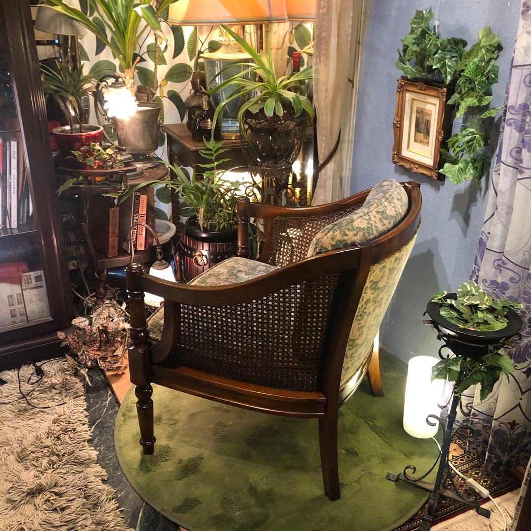 mamiii L 1カリモクオールドヴィンテージコロニアル シングルソファ