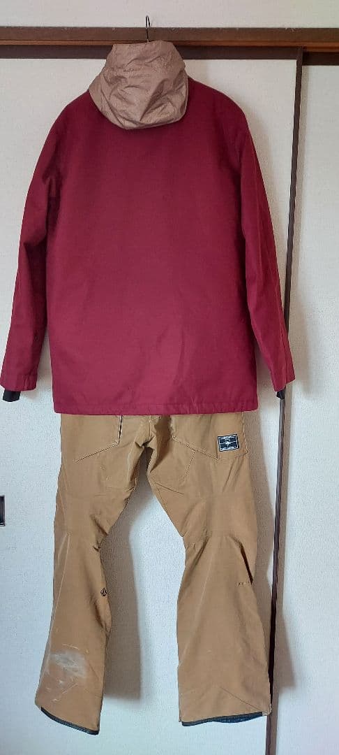 VOLCOM × EDGE スノーボードウェア 上下セット