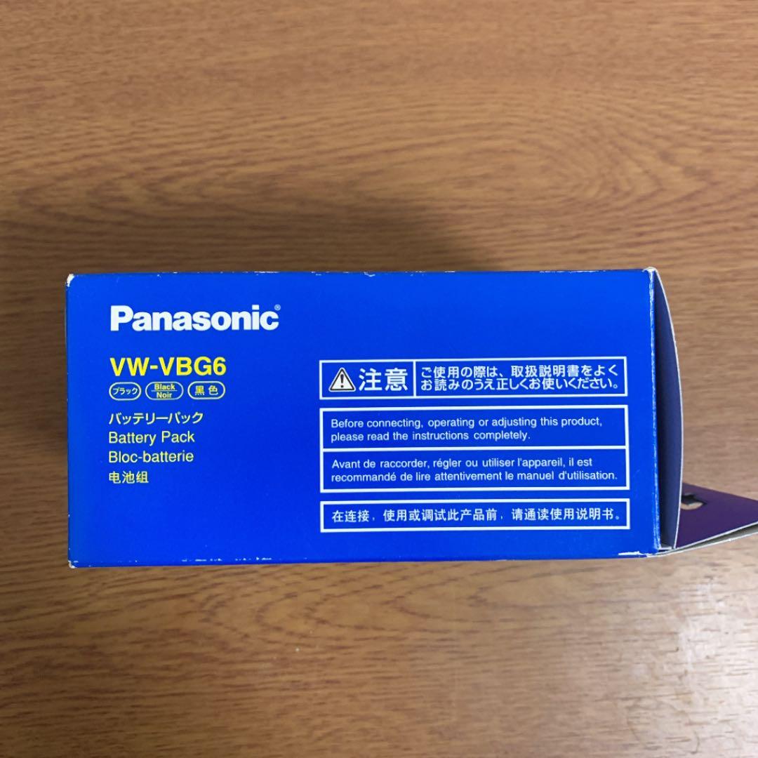 Panasonic パナソニック VW-VBG6-K　バッテリーパック