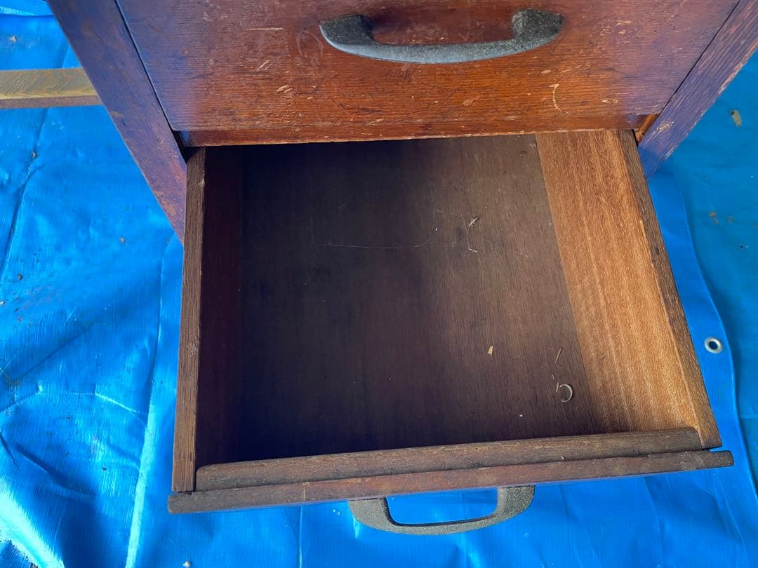 昭和レトロ　アンティーク家具　机　勉強机　木製