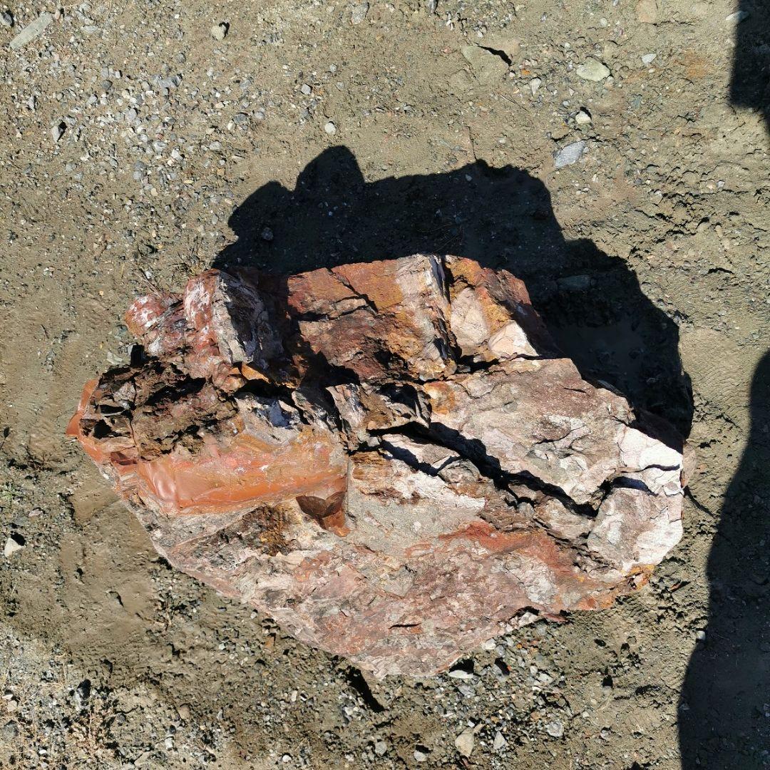 福島産　ジャスパー　120キロ　碧玉　庭石　鑑賞石　石　庭　ガーデニング