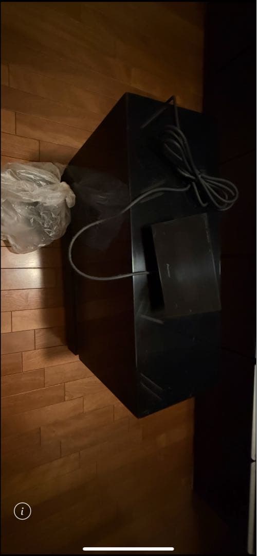 パイオニアサウンドバー 黒 HDMI端子付きテレビのウーファー