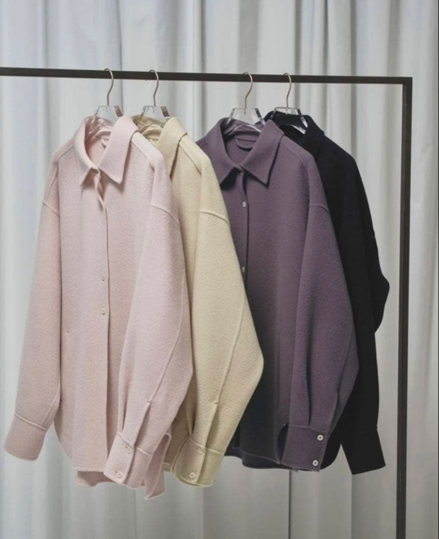 【新品タグ付き】todayful Wool Shirts Jacket セージ