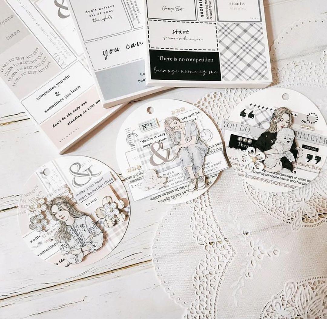 コラージュ素材　紙もの　素材紙　【1255】