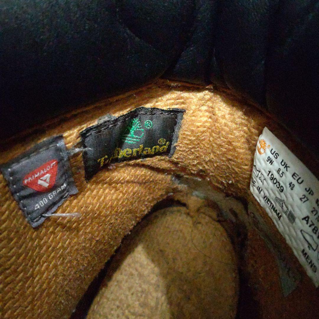 【ケア済・値下げ可】Timberland ブラック ワークブーツ 27cm