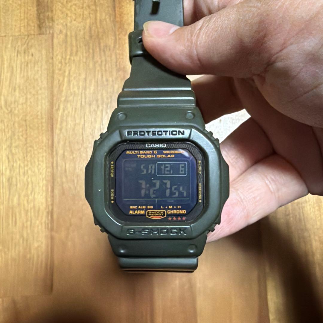 G-SHOCK 電波ソーラー アーミーグリーン