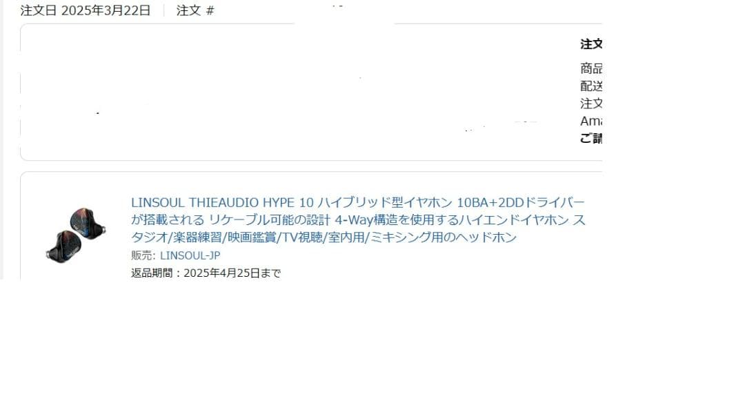 イヤホン THIEAUDIO Hype 10