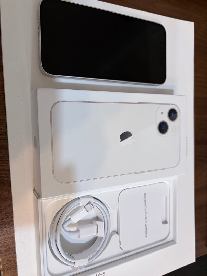 iPhone 13mini スターライト 256GB 本体/付属品あり