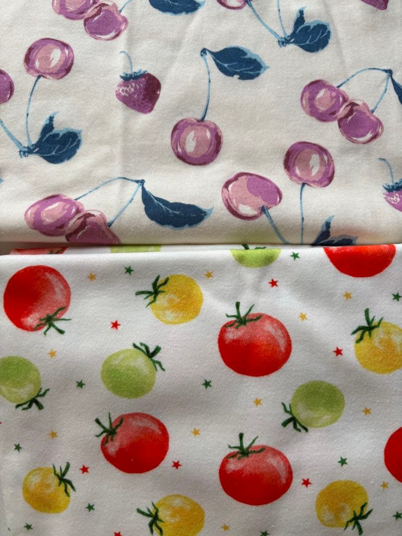 伸びるボーダー裏毛