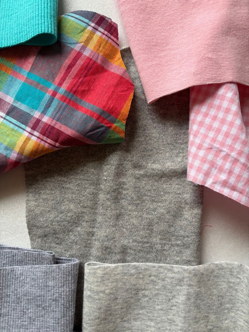 伸びるボーダー裏毛