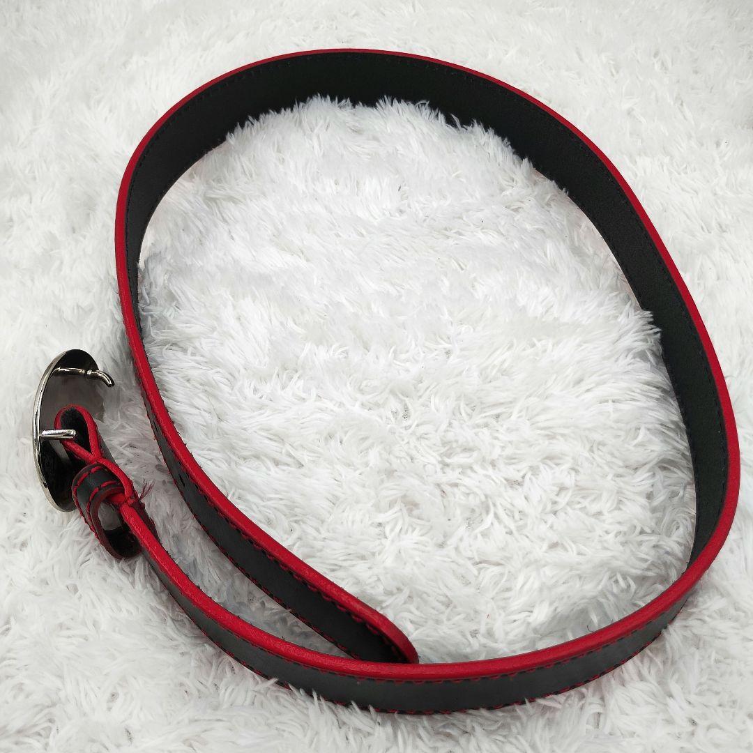 vivienne Westwood✨️オーブ　バックル　ベルト　シルバー　レッド