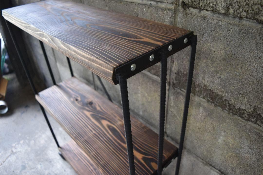 ワゴンラック　アイアンシェルフ　男前インテリア　植物ラック　多肉 0209