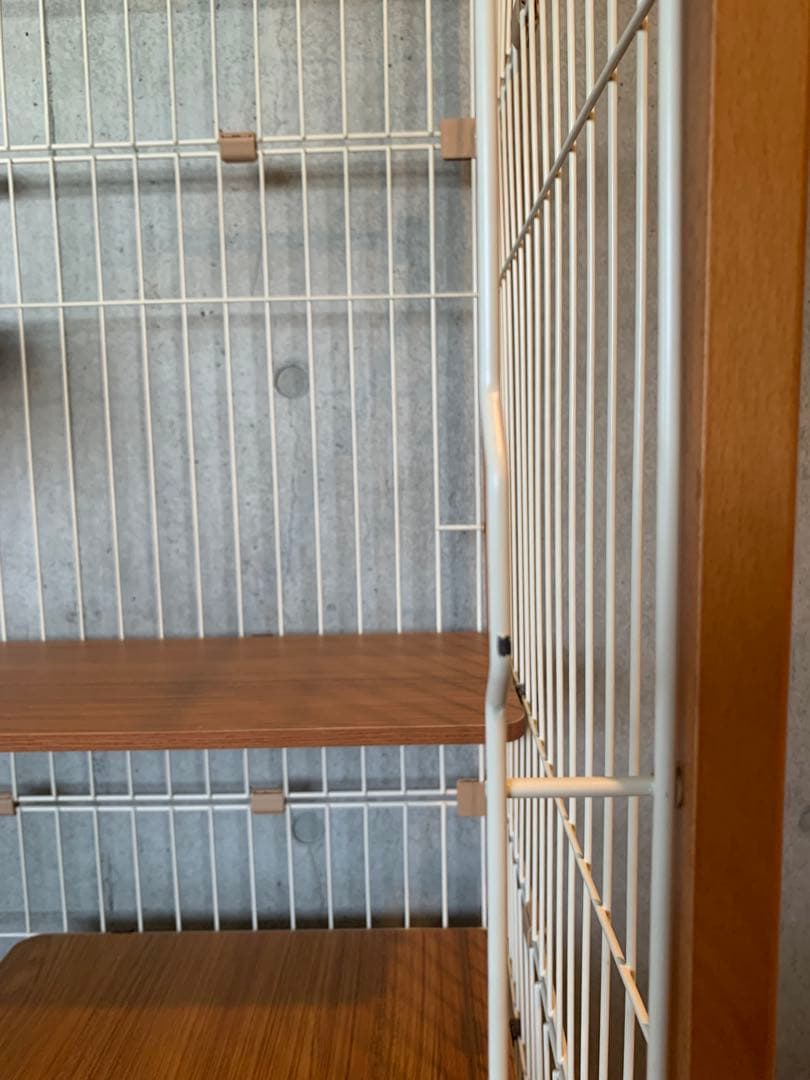 ieneko 天然木製 デザイナーズ猫ケージ 3段