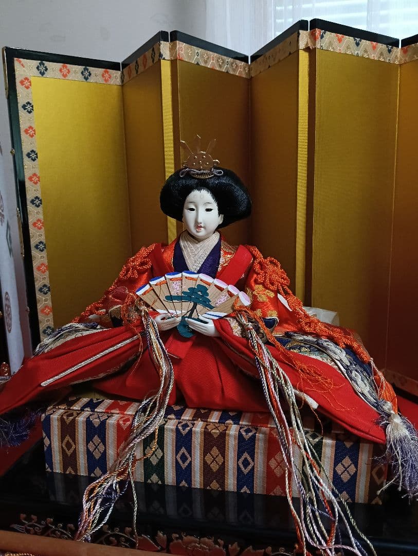 値下げ▼寿鳳びな　雛人形　7段飾り　(埼玉県春日部市でお渡し希望)