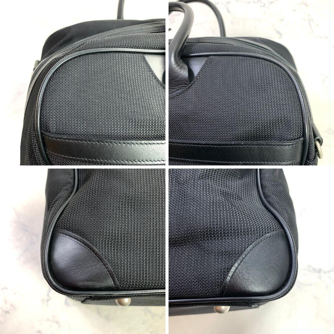 バーバリーゴルフ 2way ボストンバッグ ブラック ロゴ　大容量