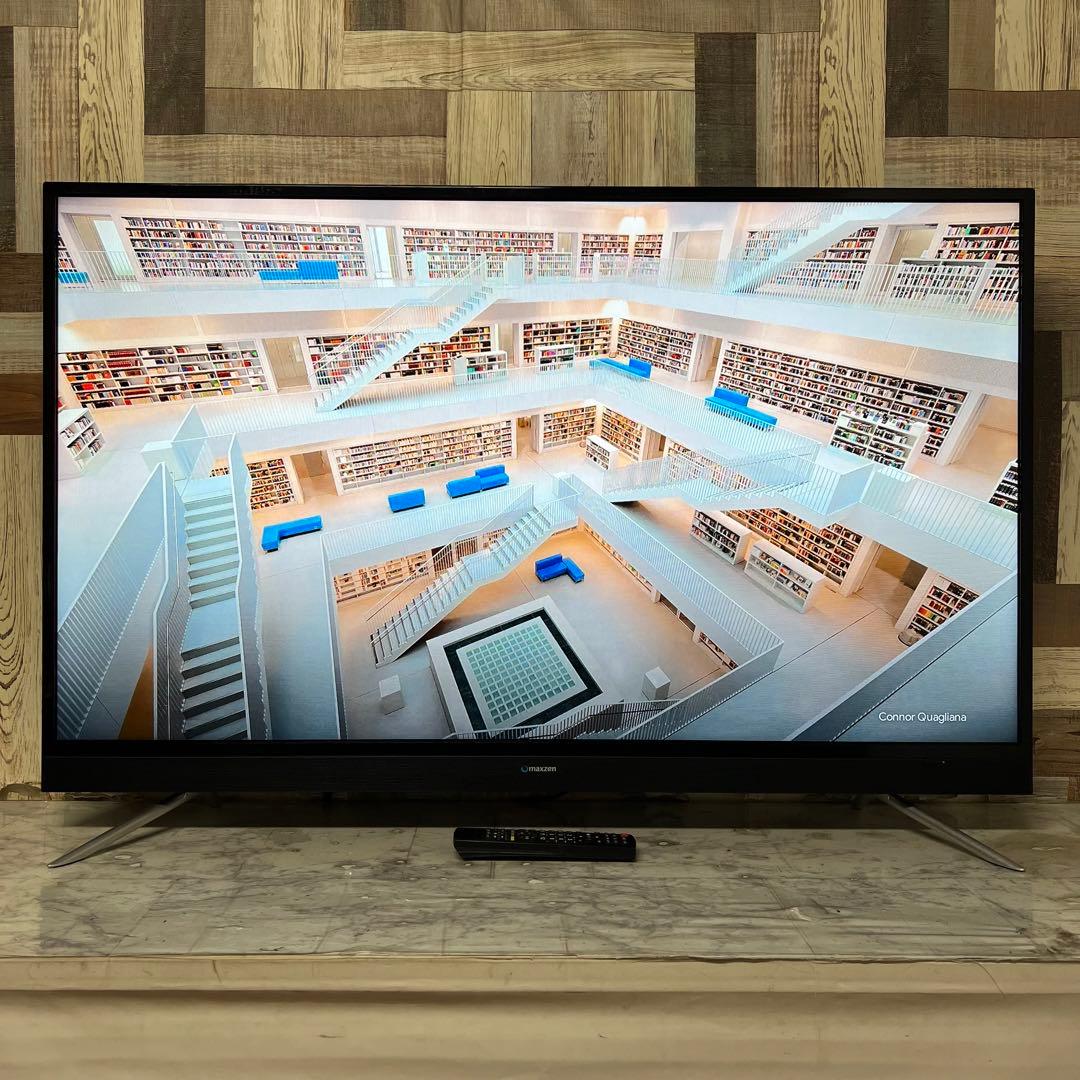 即日受渡❣️全国送料込MAXZEN50V型ゲームモード&外付HDD録画対応