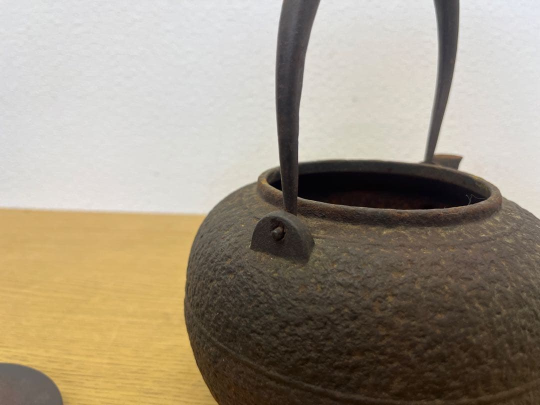 鉄瓶　龍文堂造　茶道具　伝統工芸品　アンティーク　インテリア