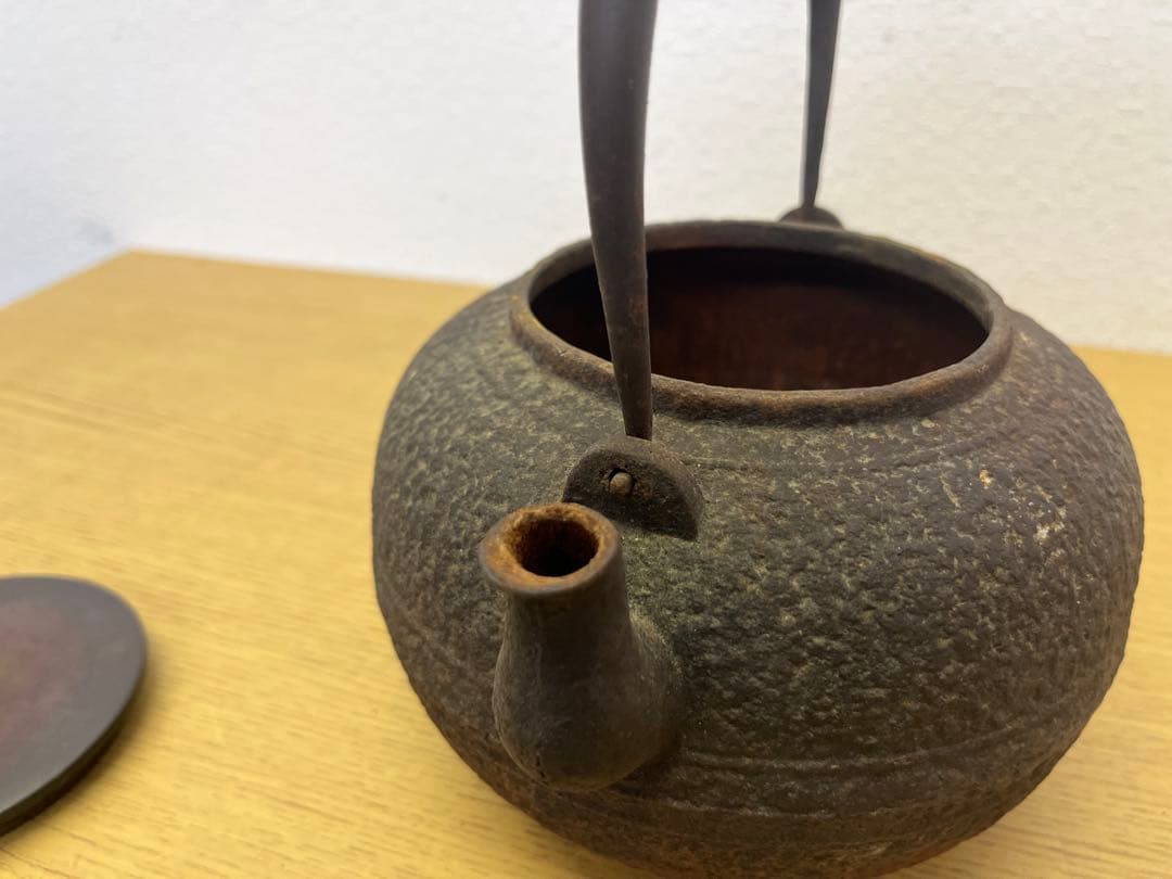 鉄瓶　龍文堂造　茶道具　伝統工芸品　アンティーク　インテリア