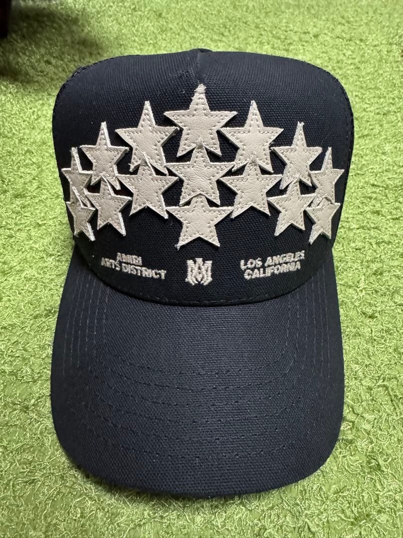 AMIRI STAR TRUCKER HATアミリブラックスタートラッカーハット