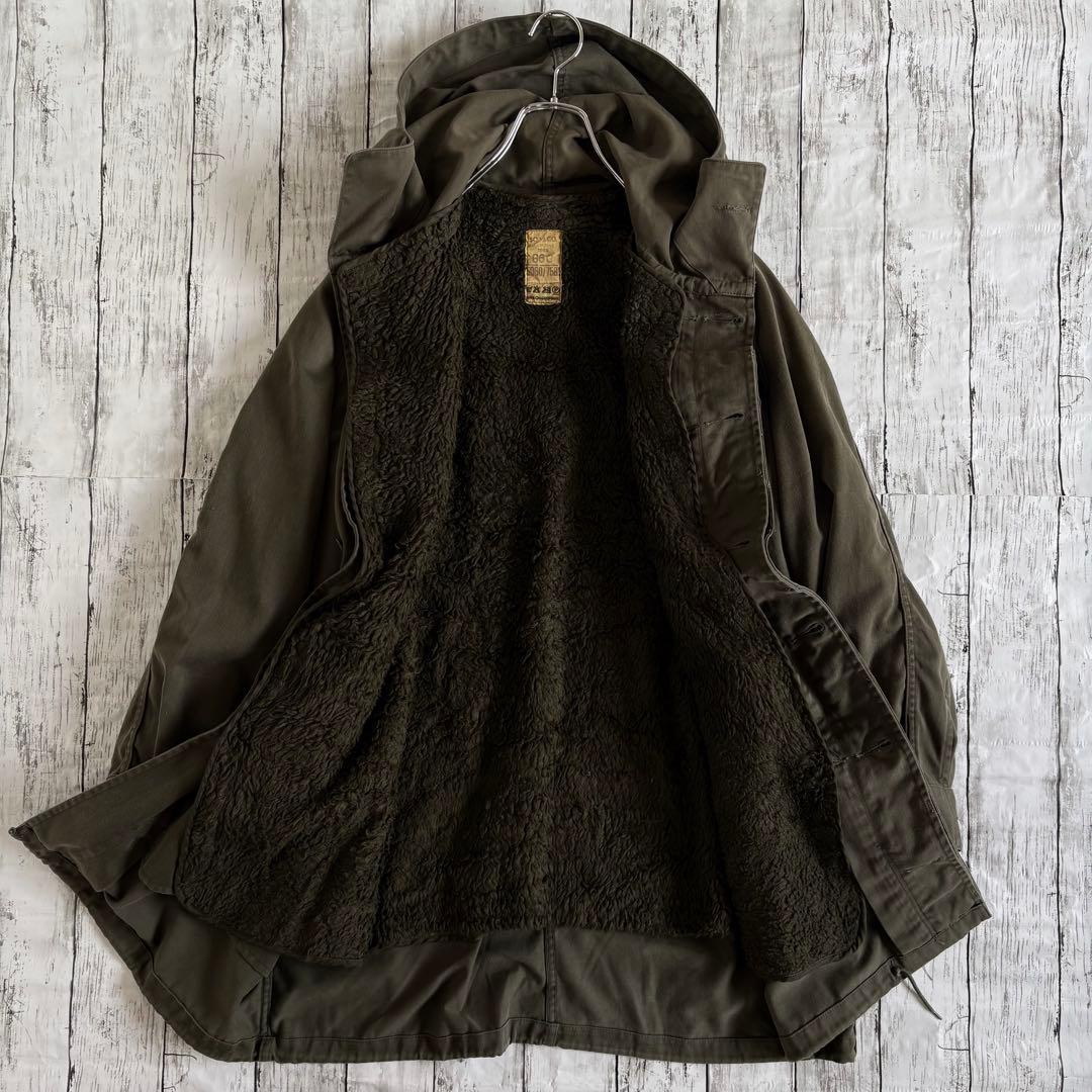80s フランス軍 M64 フィールドパーカー モッズコート ライナー付 86C