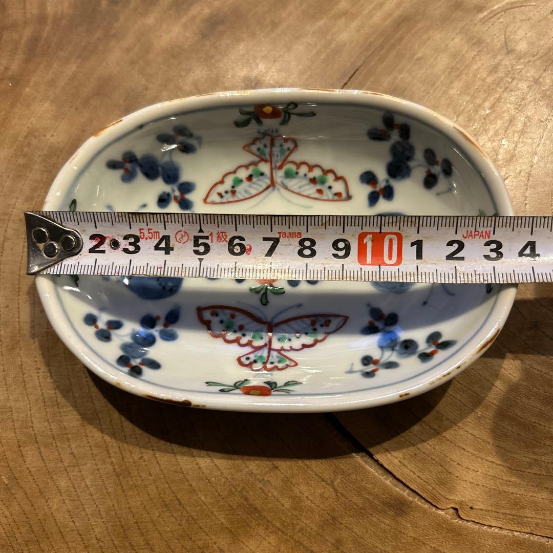 有田焼 福珠窯 天啓花蝶皿 ５枚